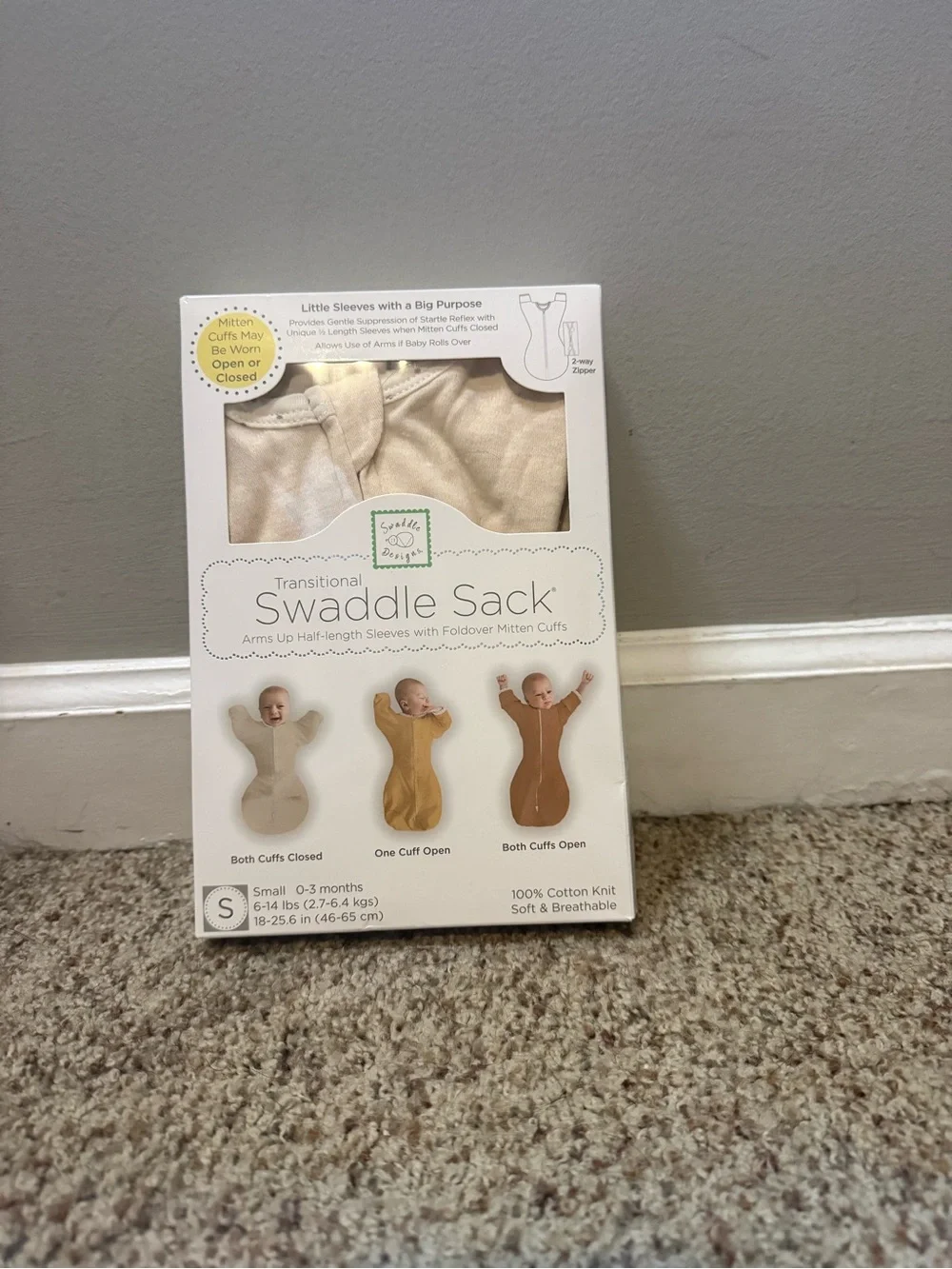 Swaddle Designs heathered cream